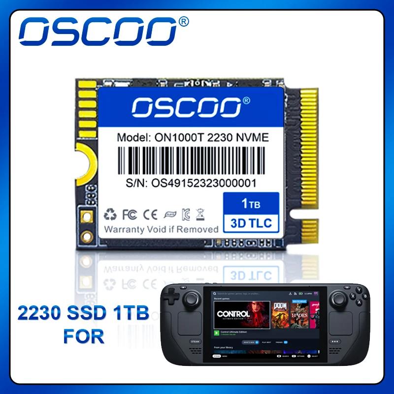 OSCOO M.2 2230  ָ Ʈ ̺, PCIe 4.0 X4 NVMe SSD,  ũ 512GB 1TB 3D TLC  ÷ SSD ȣȯ